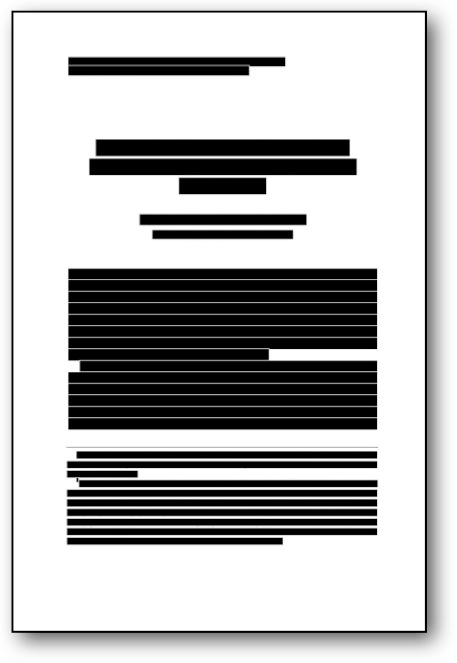 redacted example
